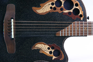 Image showing classic guitar body