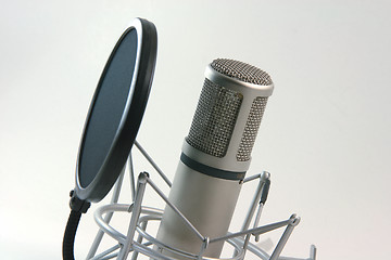 Image showing recording microphone and filter