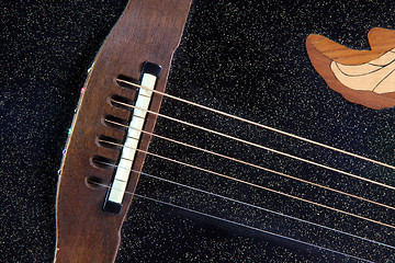 Image showing detail from guitar