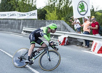 Image showing The Cyclist Bram Tankink - Tour de France 2014