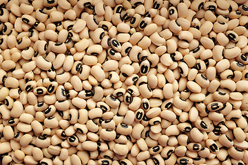 Image showing Dried black eyed peas background