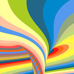 Image showing Abstract swirl background. Vector illustration. 