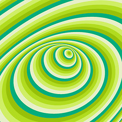 Image showing Abstract swirl background. Pattern with optical illusion. 