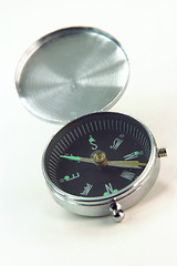 Image showing metalic compass