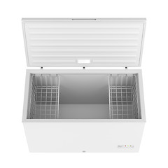 Image showing Open freezer