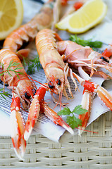 Image showing Langoustines