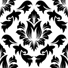 Image showing Damask seamless pattern