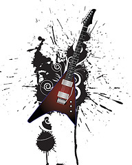 Image showing Grunge music style