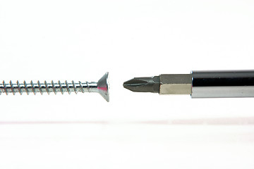 Image showing screwdriver and screw