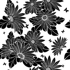 Image showing Seamless vector floral pattern.