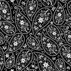 Image showing Oriental cucumbers seamless pattern