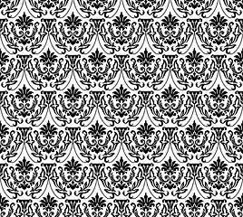 Image showing Damask seamless pattern