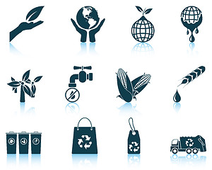 Image showing Set of ecological icons