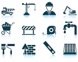 Image showing Set of construction icon