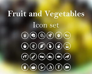 Image showing Fruit and vegetables