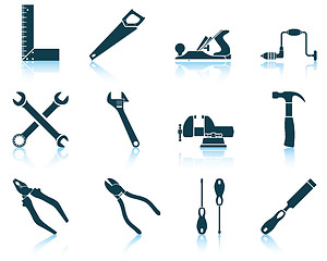 Image showing Set of tools icon