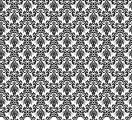 Image showing Damask seamless pattern