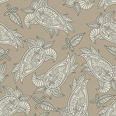 Image showing Oriental cucumbers seamless pattern