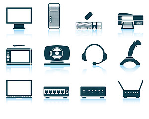 Image showing Set of hardware icons