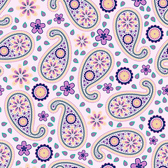 Image showing Oriental cucumbers seamless pattern