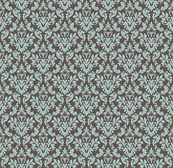 Image showing Damask seamless vector pattern