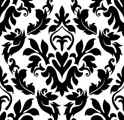 Image showing Damask seamless pattern