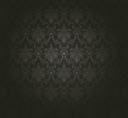 Image showing Damask seamless vector pattern