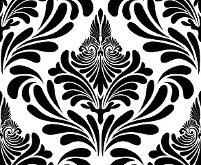 Image showing Damask seamless pattern