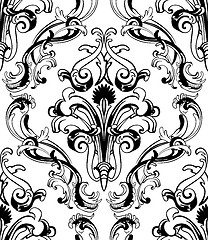 Image showing Seamless damask pattern