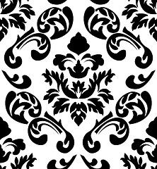 Image showing Damask seamless pattern