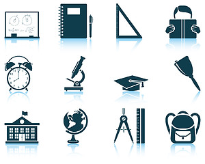 Image showing Set of education icon