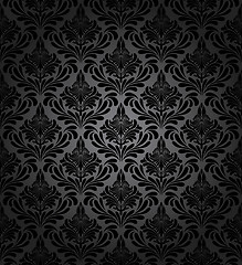 Image showing Damask seamless vector pattern