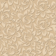 Image showing Seamless vector floral pattern