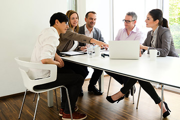 Image showing business meeting in a cozy environment