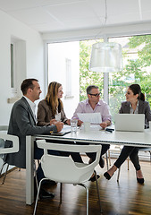 Image showing business meeting in a cozy environment