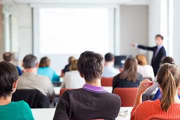 Image showing Lecture at university.