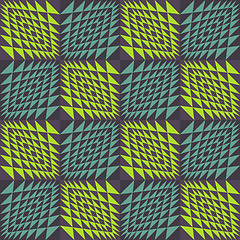 Image showing Abstract geometric background. Seamless wavy pattern.