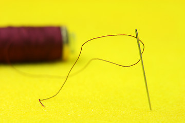 Image showing needle and string