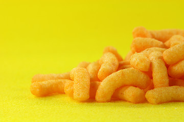 Image showing closeup potato snacks