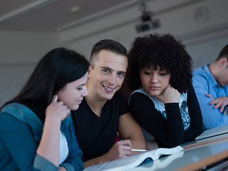 Image showing students group  study