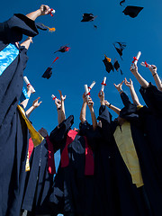 Image showing high school graduates students