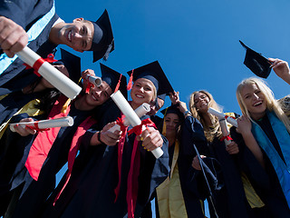 Image showing high school graduates students