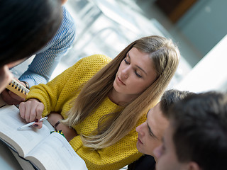 Image showing students group  study