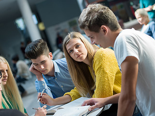 Image showing students group  study