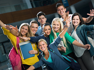 Image showing students group  study