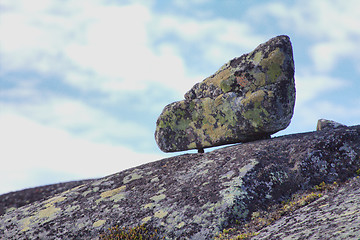 Image showing seita stone  in the polar North close up