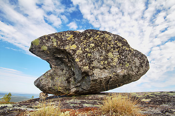 Image showing seita stone  in the polar North close up