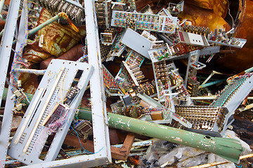 Image showing discarded obsolete electronic equipment