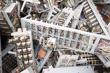 Image showing discarded obsolete electronic equipment