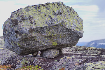 Image showing seita stone  in the polar North close up